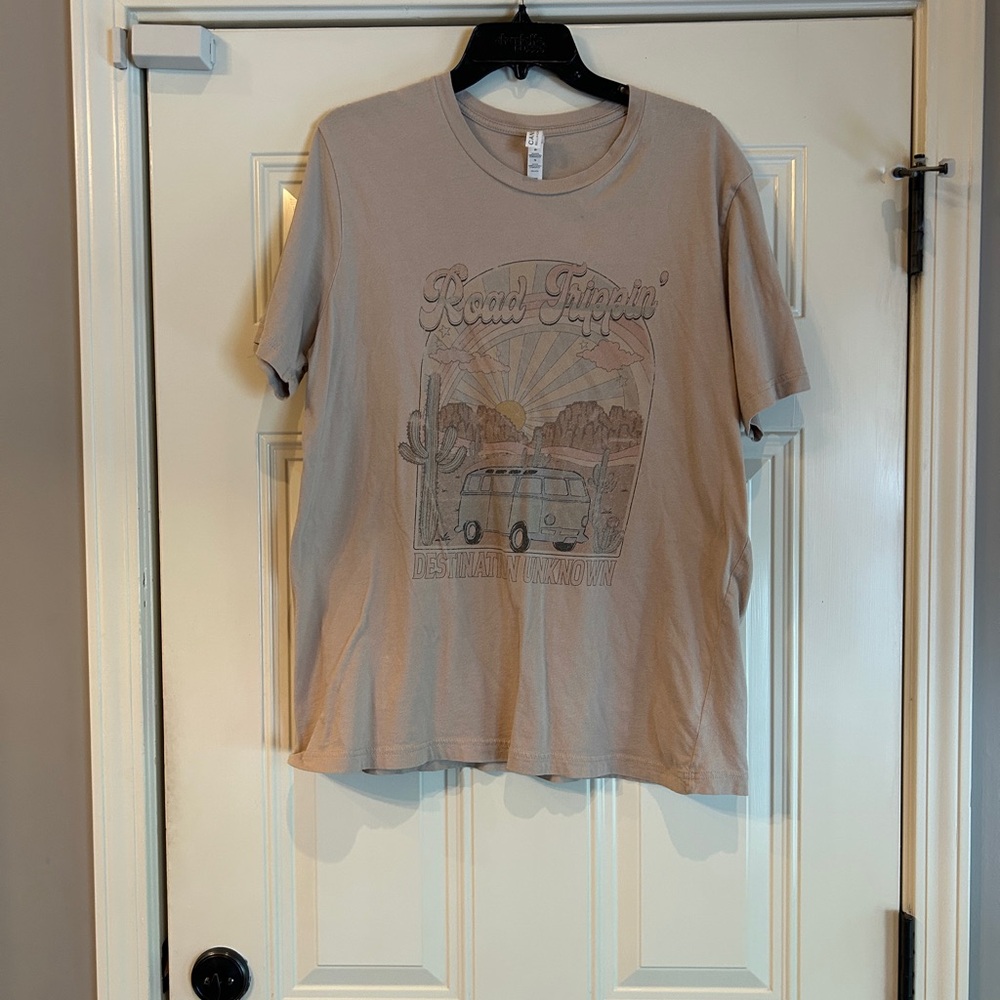 Bella Canvas Beige Graphic Tee
